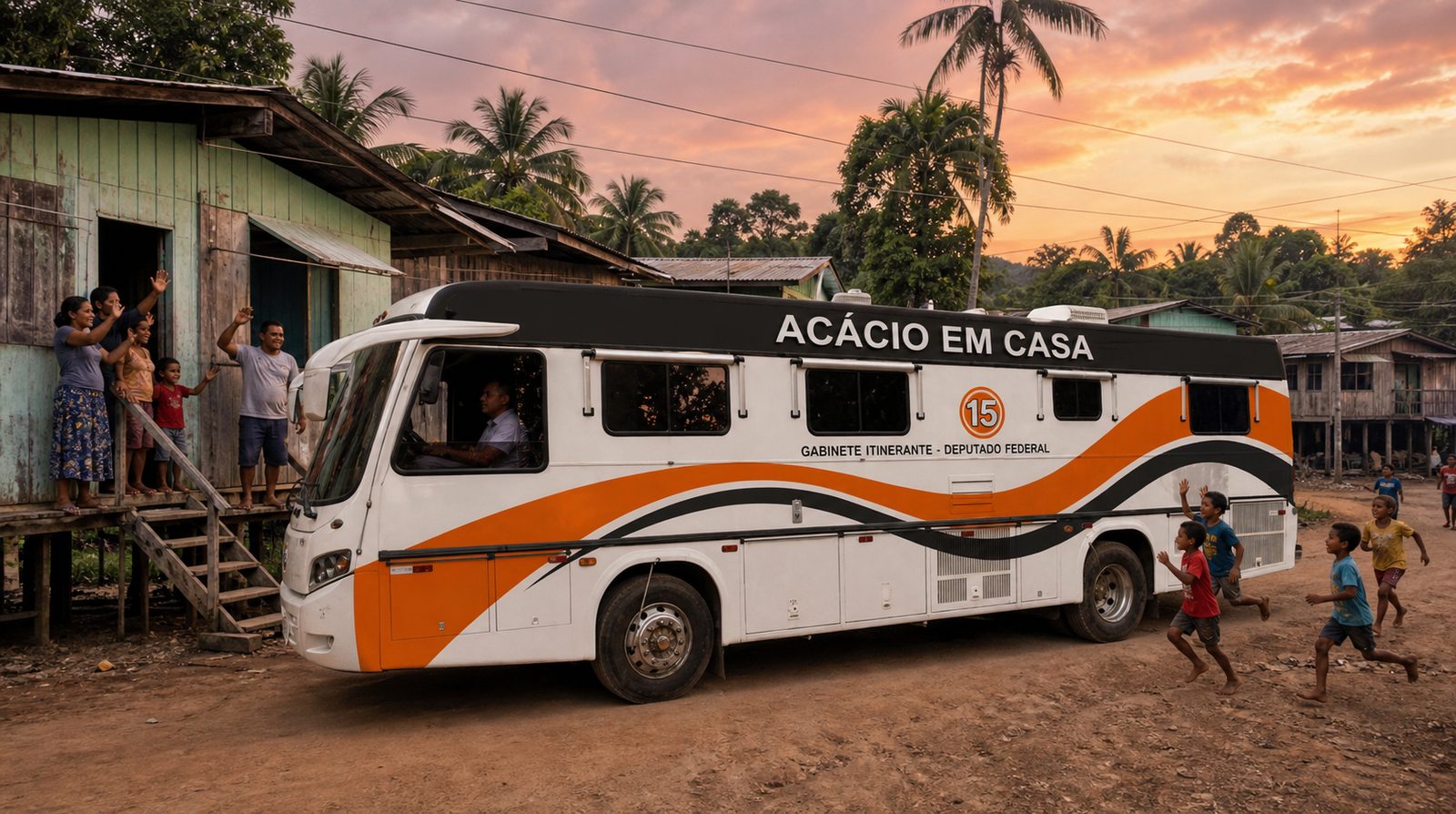 Motor Home nas palafitas